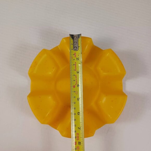 🔥4/$20 Taco Shell Holder NEW Speckled Yellow -Holds 6 Shells -Plastic -Circle - Picture 6 of 8